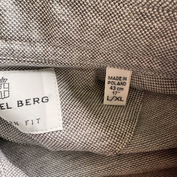 Emanuel Berg Modern Fit Cotton Short Sleeve Polo Shirt Grey - Picture 6 of 9